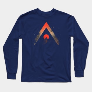 Minimalist star triangle Long Sleeve T-Shirt